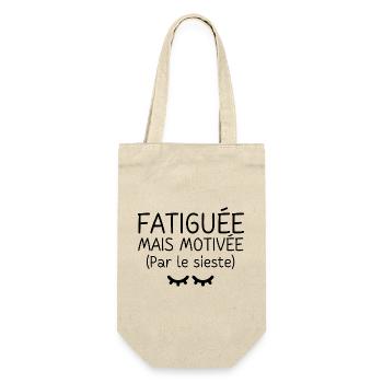 Fatiguée mais motivée par le sieste  - Sac à bouteille - nature - Devant