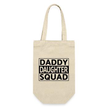 Daddy Daughter Squad Matching Father Daughter - Gift Bag for Bottles - nature - Front