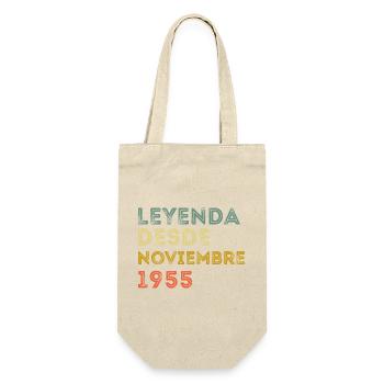 Novembre 1955 Vintage Rétro Anniversaire - Sac à bouteille - nature - Devant