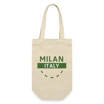 Mailand Italien Emblem der grünen Stadt - Geschenkbeutel für Flaschen - Natur - Vorne