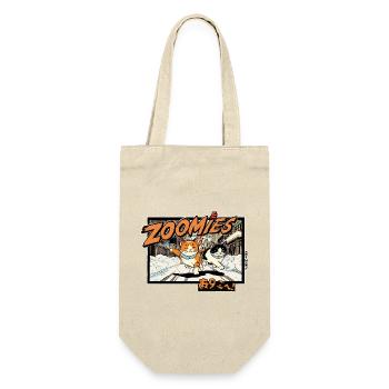Anime Cats in the Snow - Gift Bag for Bottles - nature - Front