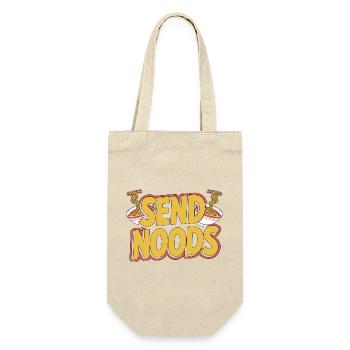 Ramen Send Noods Loves Japanese Food Ramen Chef - Geschenkbeutel für Flaschen - Natur - Vorne