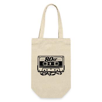 Cassette rétro des années 80 - Sac à bouteille - nature - Devant