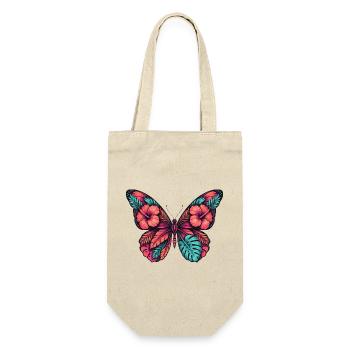 Magie des papillons des fleurs tropicales - Sac à bouteille - nature - Devant
