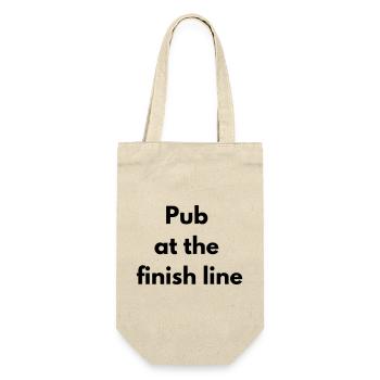 Pub at the finish line - Gift Bag for Bottles - nature - Front