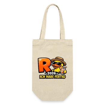 Pensioner 2026 Duck I've Finished Retirement - Gift Bag for Bottles - nature - Front