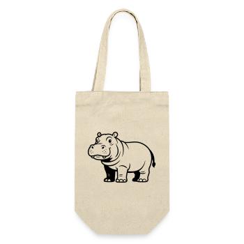 hippopotamus - Gift Bag for Bottles - nature - Front