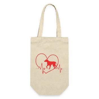 Rhodesian Ridgeback - Geschenkbeutel für Flaschen - Natur - Vorne