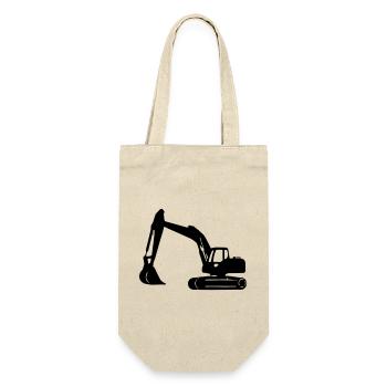 Excavator - Gift Bag for Bottles - nature - Front