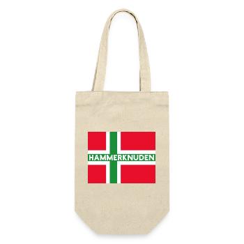 Hammerknuden Bornholm Flagge - Geschenkbeutel für Flaschen - Natur - Vorne