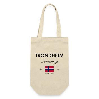Coordonnées de Trondheim Souvenir de voyage - Sac à bouteille - nature - Devant