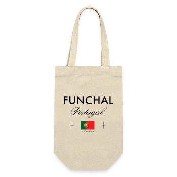 Funchal Portugal Koordinaten Reise Souvenir - Geschenkbeutel für Flaschen - Natur - Vorne