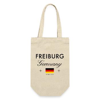 Freiburg Deutschland Koordinaten Reise Souvenir - Geschenkbeutel für Flaschen - Natur - Vorne