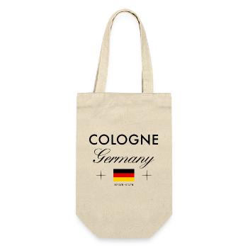Cologne Germany Coordinates Travel Souvenir - Gift Bag for Bottles - nature - Front