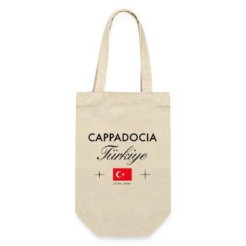 Kappadokien Türkei Koordinaten Reise Souvenir - Geschenkbeutel für Flaschen - Natur - Vorne