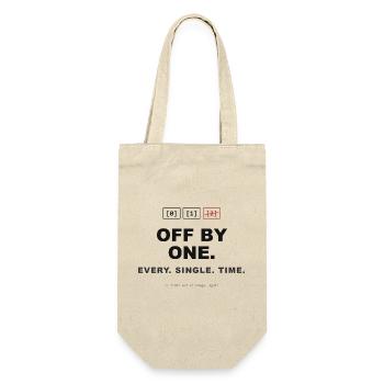 Off By One - Geschenkbeutel für Flaschen - Natur - Vorne
