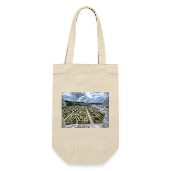 Der Ziergemüsegarten - Geschenkbeutel für Flaschen - Natur - Vorne