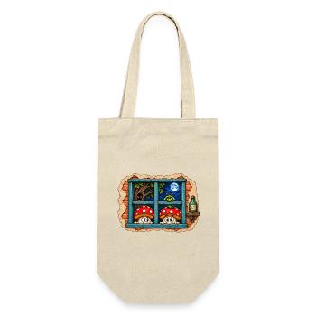 1000195617 - Geschenkbeutel für Flaschen - Natur - Vorne