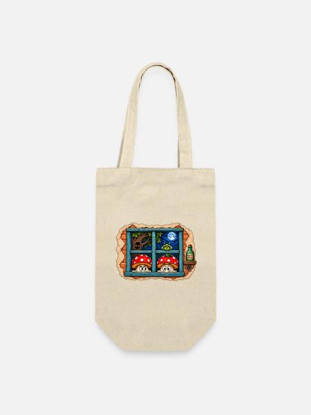 1000195617 - Geschenkbeutel für Flaschen - Natur