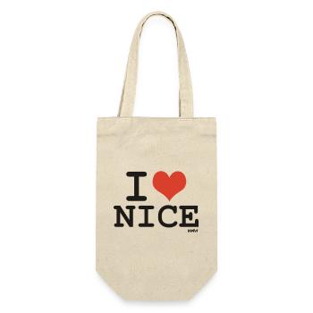i love Nice - couleurs personnalisables - Sac à bouteille - nature - Devant