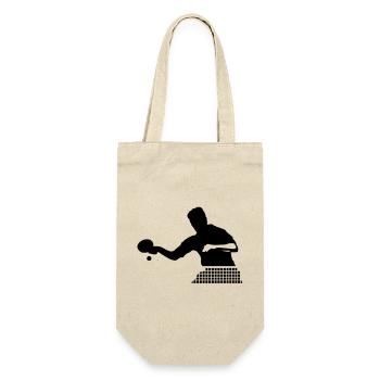 tischtennis_1 - Gift Bag for Bottles - nature - Front
