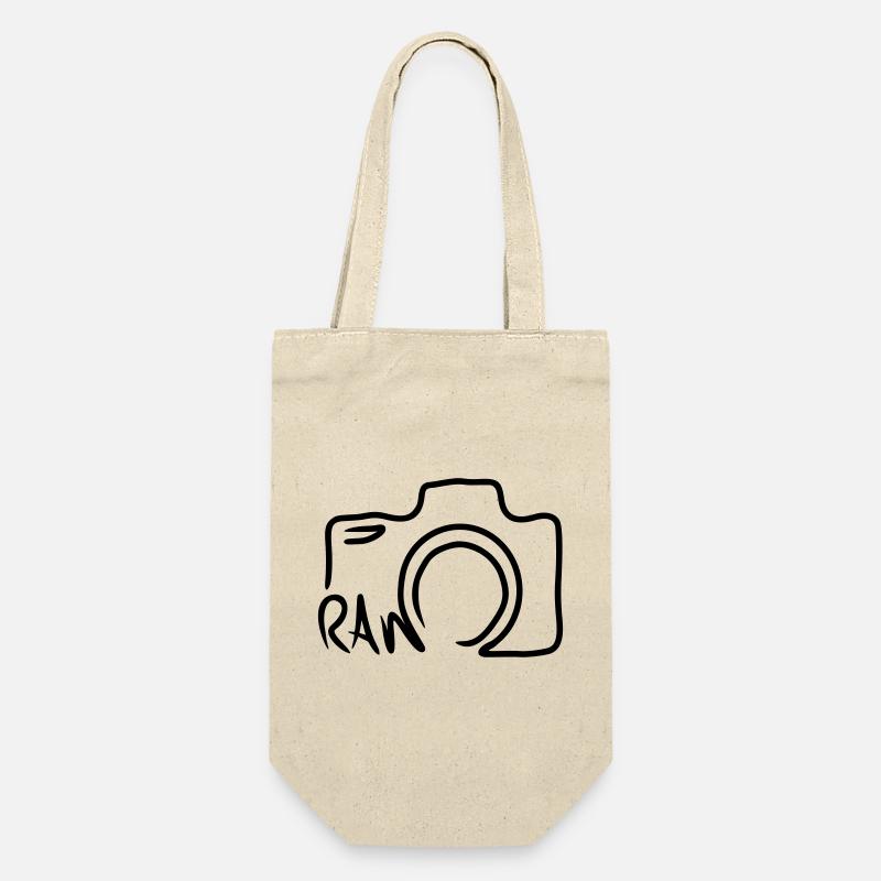 Dessin de lignes de la forme des lignes de la caméra - Sac à bouteille - nature