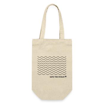 Save the ocean! - Geschenkbeutel für Flaschen - Natur - Vorne