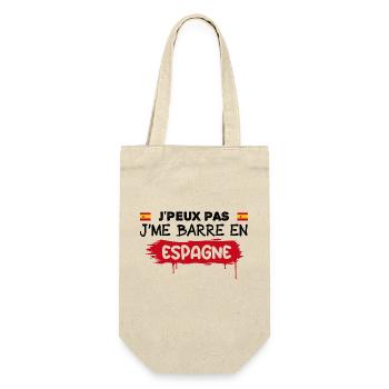 je peux pas je me barre en Espagne - Sac à bouteille - nature - Devant
