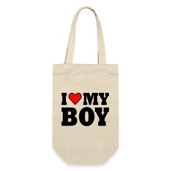 I love my boy - Sac à bouteille - nature - Devant