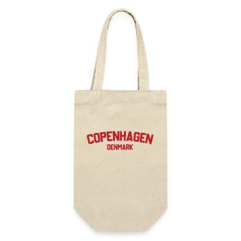 Copenhagen Denmark - Gift Bag for Bottles - nature - Front
