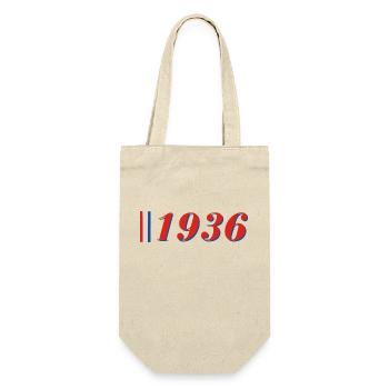 Jahr 1936 - Geschenkbeutel für Flaschen - Natur - Vorne