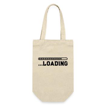 Loading - Geschenkbeutel für Flaschen - Natur - Vorne