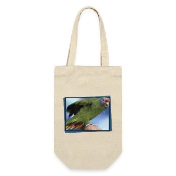 The Red-tailed Parrot - Gift Bag for Bottles - nature - Front