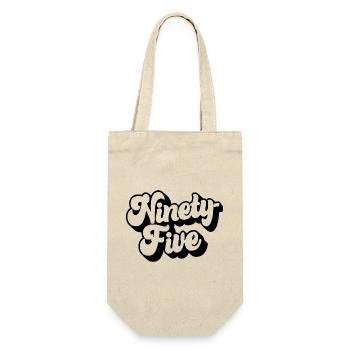 Quatre-vingt-quinze 95e anniversaire Hommes Femmes 95 ans - Sac à bouteille - nature - Devant