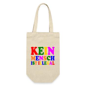Kein mensch ist illegal - Geschenkbeutel für Flaschen - Natur - Vorne