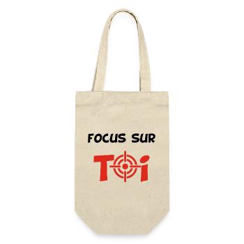 Focus sur toi (noir) - Sac à bouteille - nature - Devant