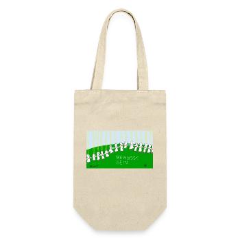 Bewusst sein. - Geschenkbeutel für Flaschen - Natur - Vorne
