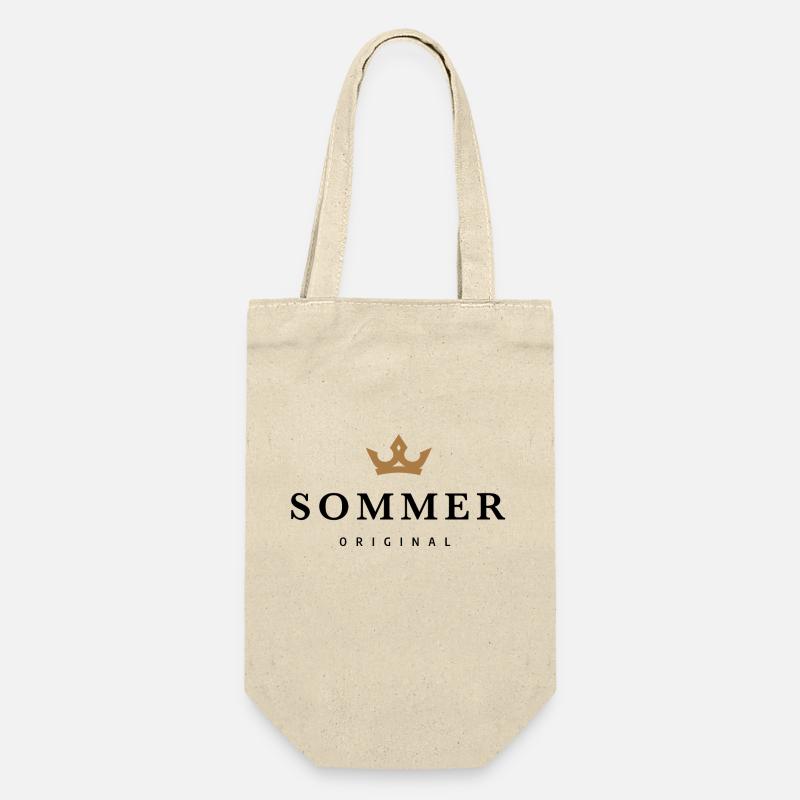 Sommer - Geschenkbeutel für Flaschen - Natur