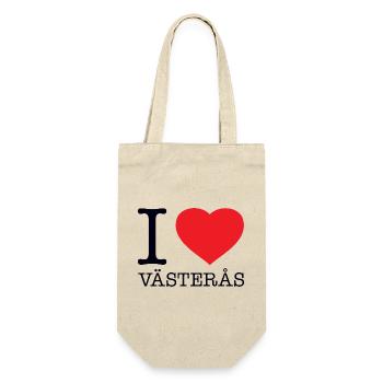 J’ADORE VÄSTERÅS - Sac à bouteille - nature - Devant