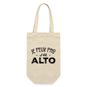 Je Peux Pas J'ai Alto Cadeau Musicien - Sac à bouteille - nature - Devant