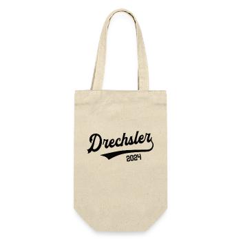 Drechsler 2024 Ausbildung Prüfung Tischler Azubi - Geschenkbeutel für Flaschen - Natur - Vorne