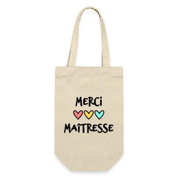 MISTRESS. THANK YOU. THANK YOU MISTRESS - Gift Bag for Bottles - nature - Front