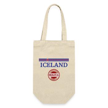 Drapeau de l’Islande, fierté islandaise - Sac à bouteille - nature - Devant