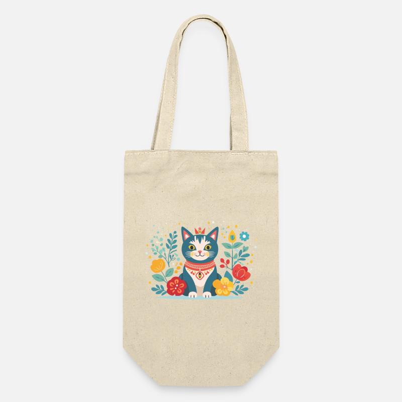 chat mignon - Sac à bouteille - nature