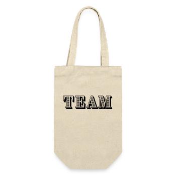 Team - Gift Bag for Bottles - nature - Front