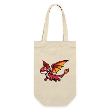 Dragon - Gift Bag for Bottles - nature - Front