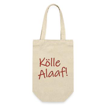 Kölle Alaaf! - Geschenkbeutel für Flaschen - Natur - Vorne