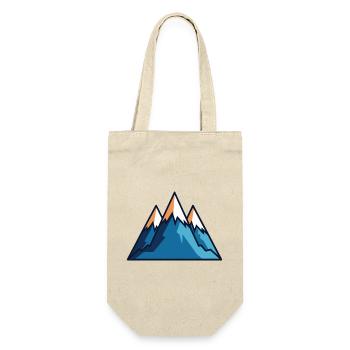 Gebirge - Geschenkbeutel für Flaschen - Natur - Vorne