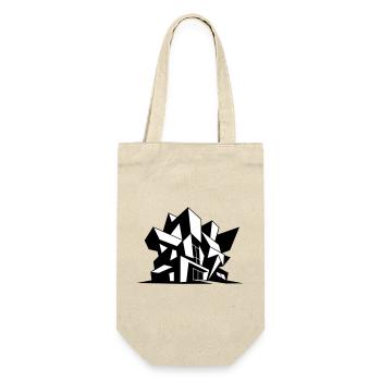 Brutalism Architecture - Gift Bag for Bottles - nature - Front