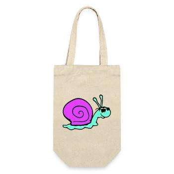 Snail Sunglasses Cool Black Glasses Smile - Gift Bag for Bottles - nature - Front